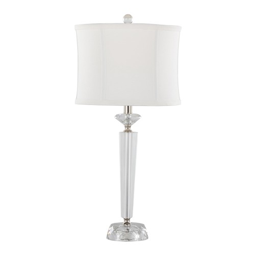 Diamond Torch 25" Crystal Table Lamp - Set Of 2